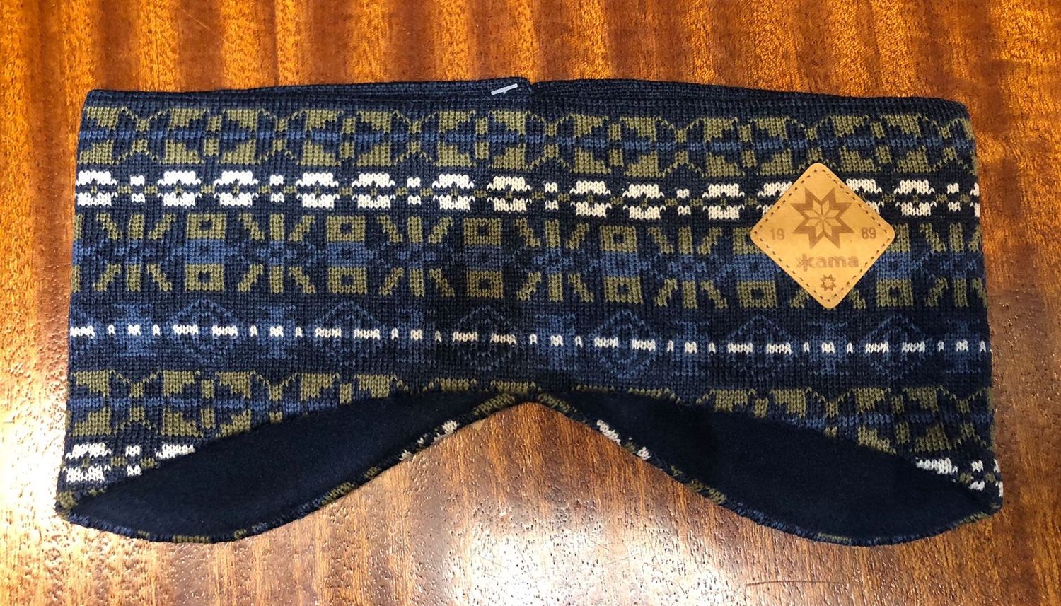 (C184) Merino Pattern Headband Kama, Colour: 108 - Navy, Size: One, Style: Headband