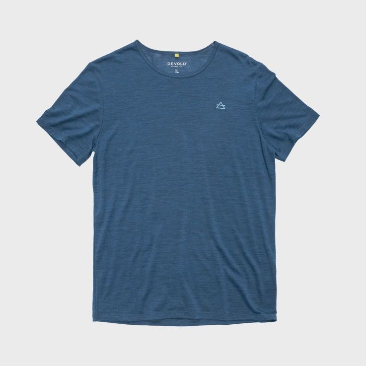 Devold - Active Tee (Mens), Colour: Skydiver, Size: S, Style: Base Layer