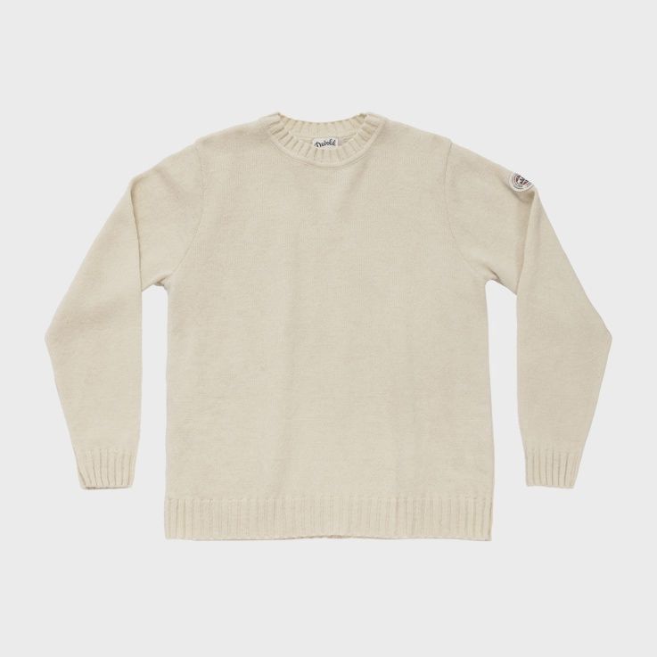 Devold - Nansen Refined Sweater, Colour: Off White, Size: XS, Style: Crew Neck