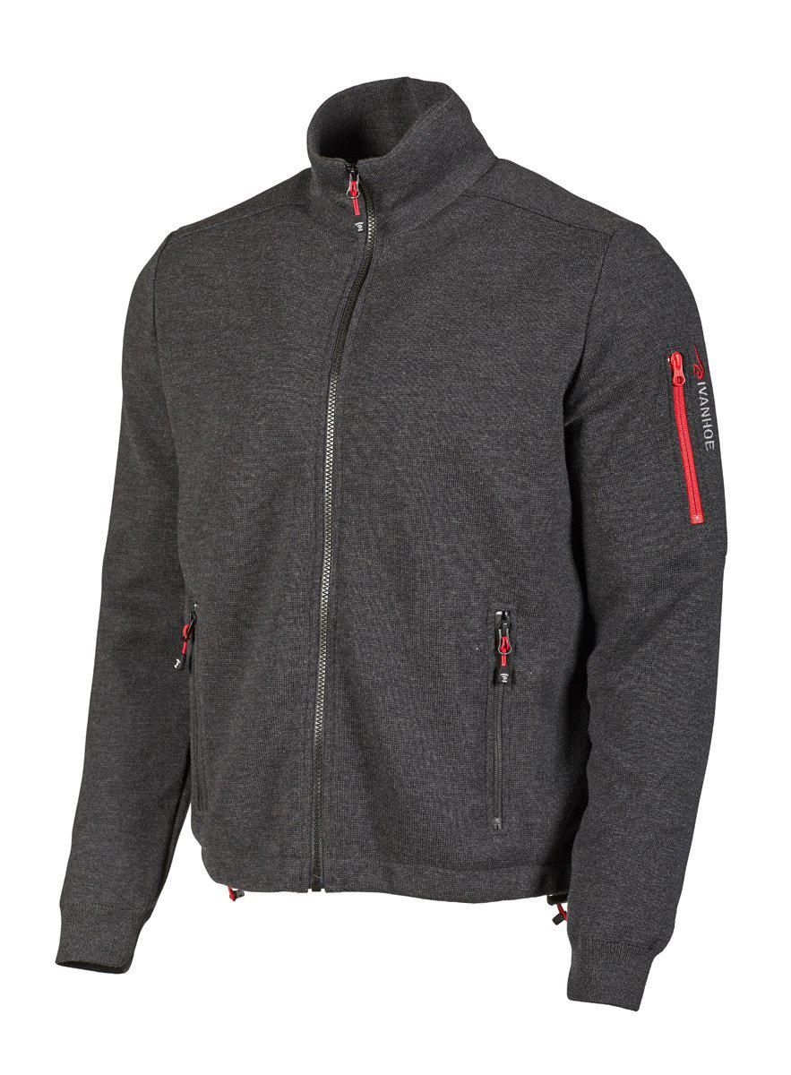 Ivanhoe - Hadar Full Zip Windbreaker, Colour: Graphite Marl, Size: M, Style: Windbreaker