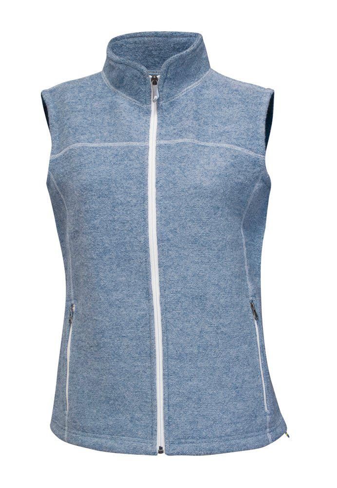 Ivanhoe - Beata Vest/Gilet (Ladies), Colour: Faded Denim, Size: 38, Style: Vest/Gilet