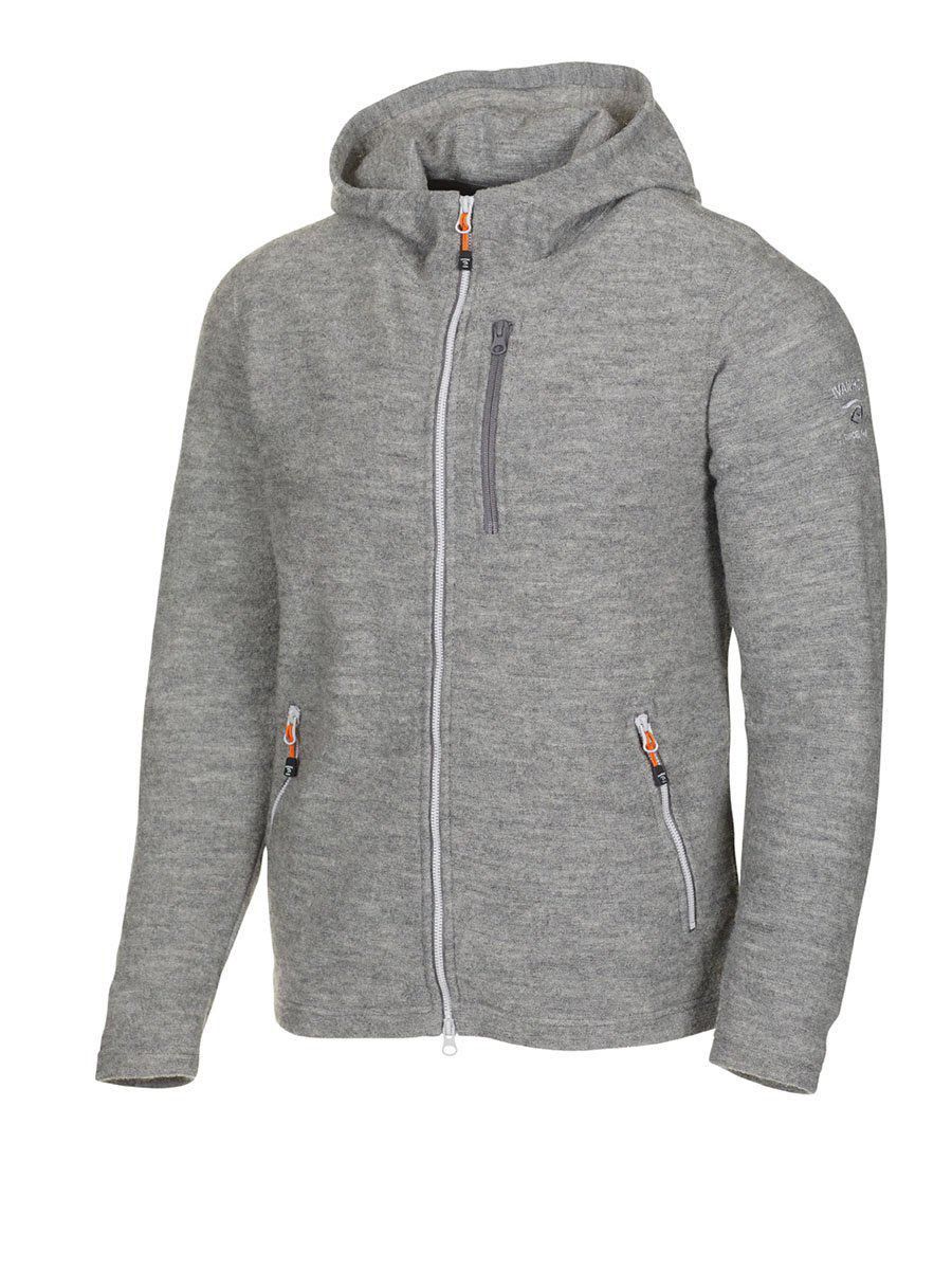 Ivanhoe - Titus Hood (Mens), Colour: Grey Marl, Size: S, Style: Full Zip
