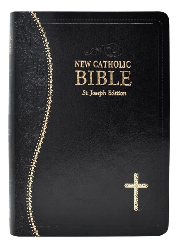 New Catholic Bible Black - 608/19B