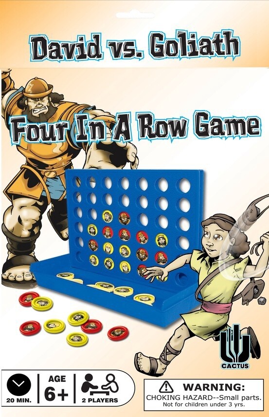 GAME – FOUR IN A ROW DAVID &amp; GOLIATH