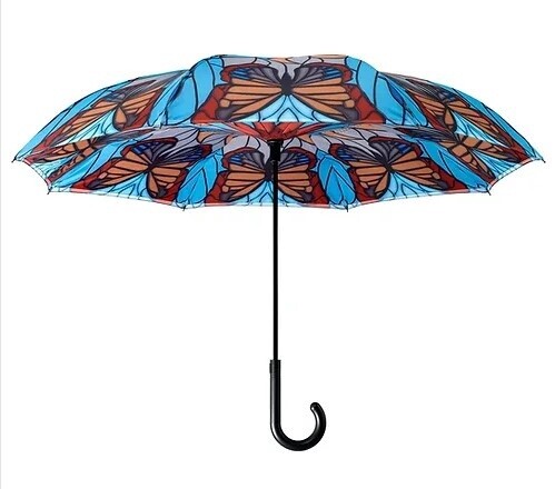 23066RC Stained Glass Butterfly RC Umbrella