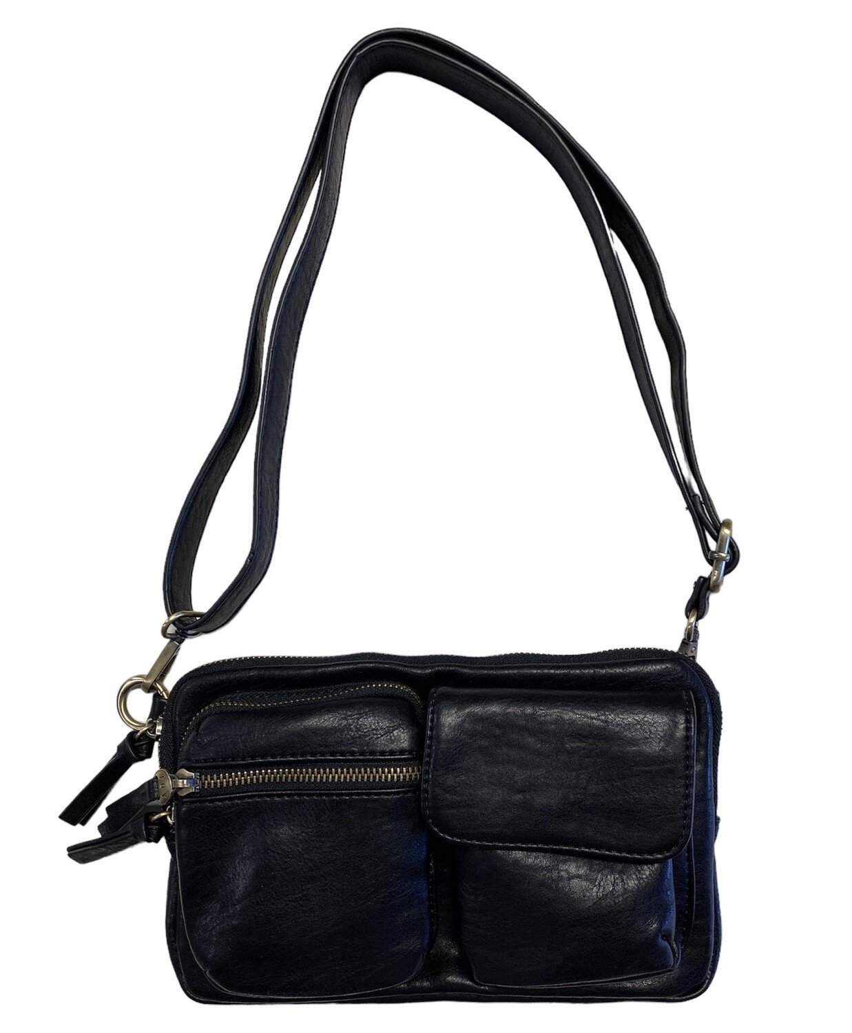 L8185 Kendra Cargo Pocket Sling/Crossbody, Colour: (00)Black