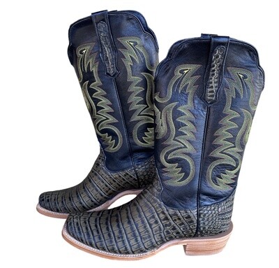 RW9006-1 Green Safari Nile Crocodile Boot