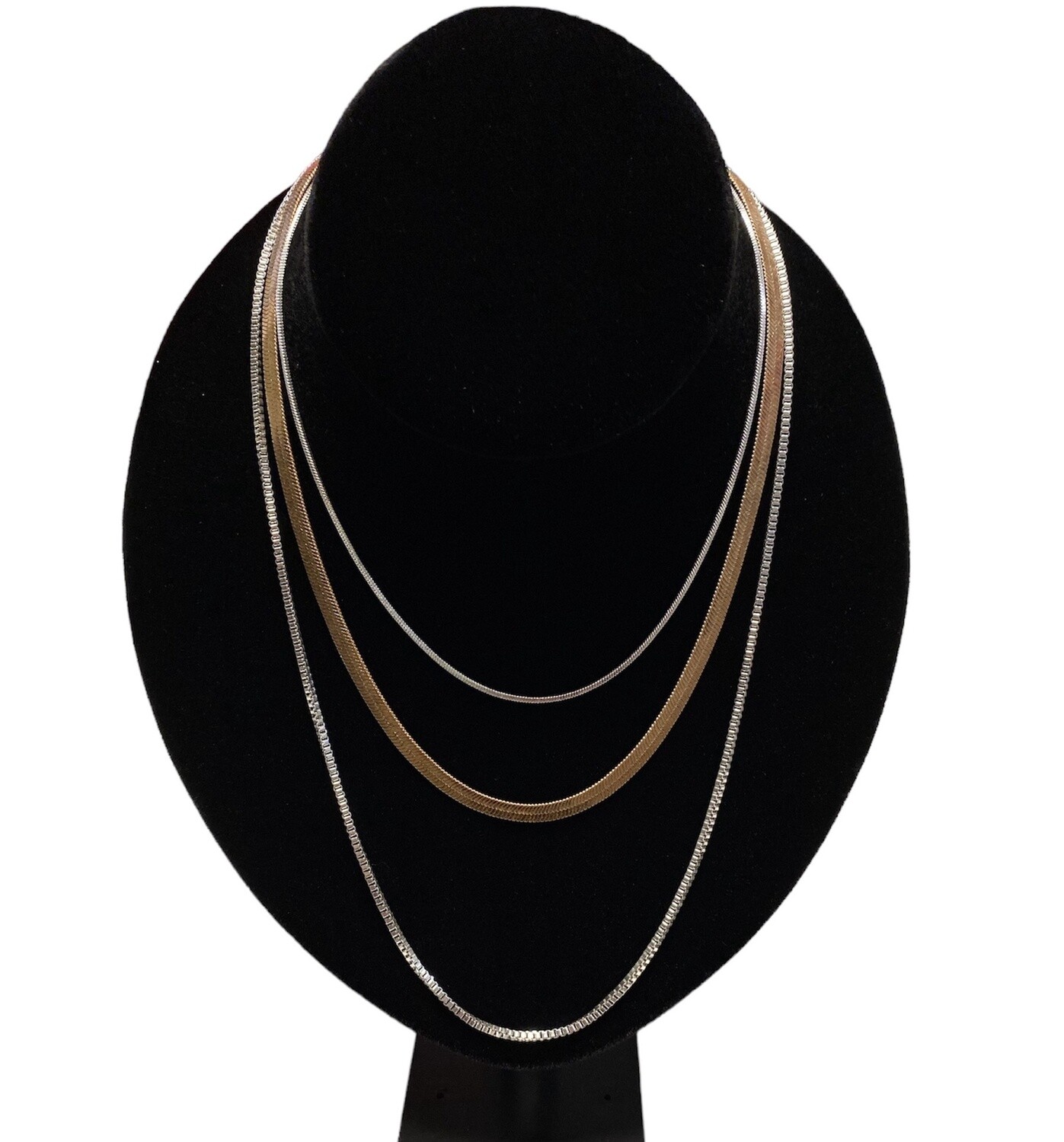 338-241NM Mixed Metal Necklace