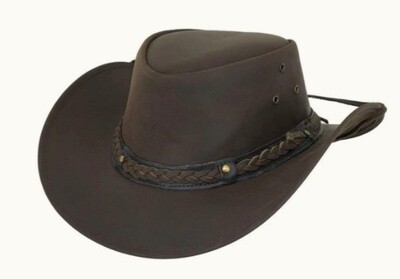 1367 Wagga Wagga Leather Hat