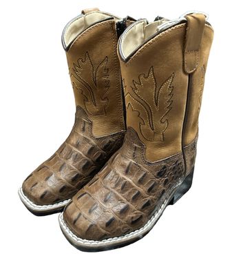 BSI1830 Croc Print Zip Infant B