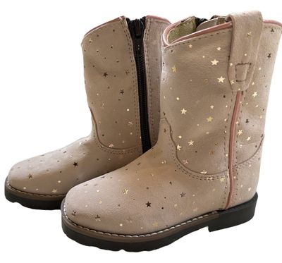 3319T Autry Pink Suede Infant Boot