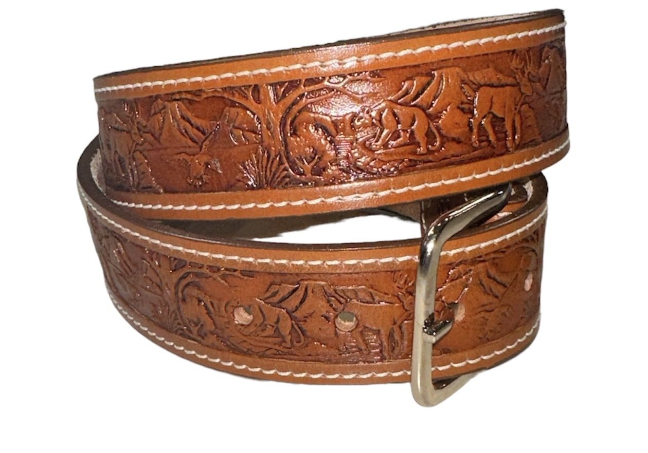 510 Animal Scene Belt, Size: 30