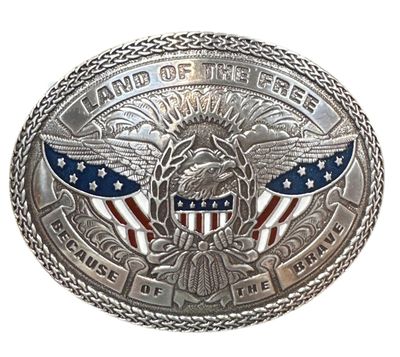 37916 Land of The Free Buckle