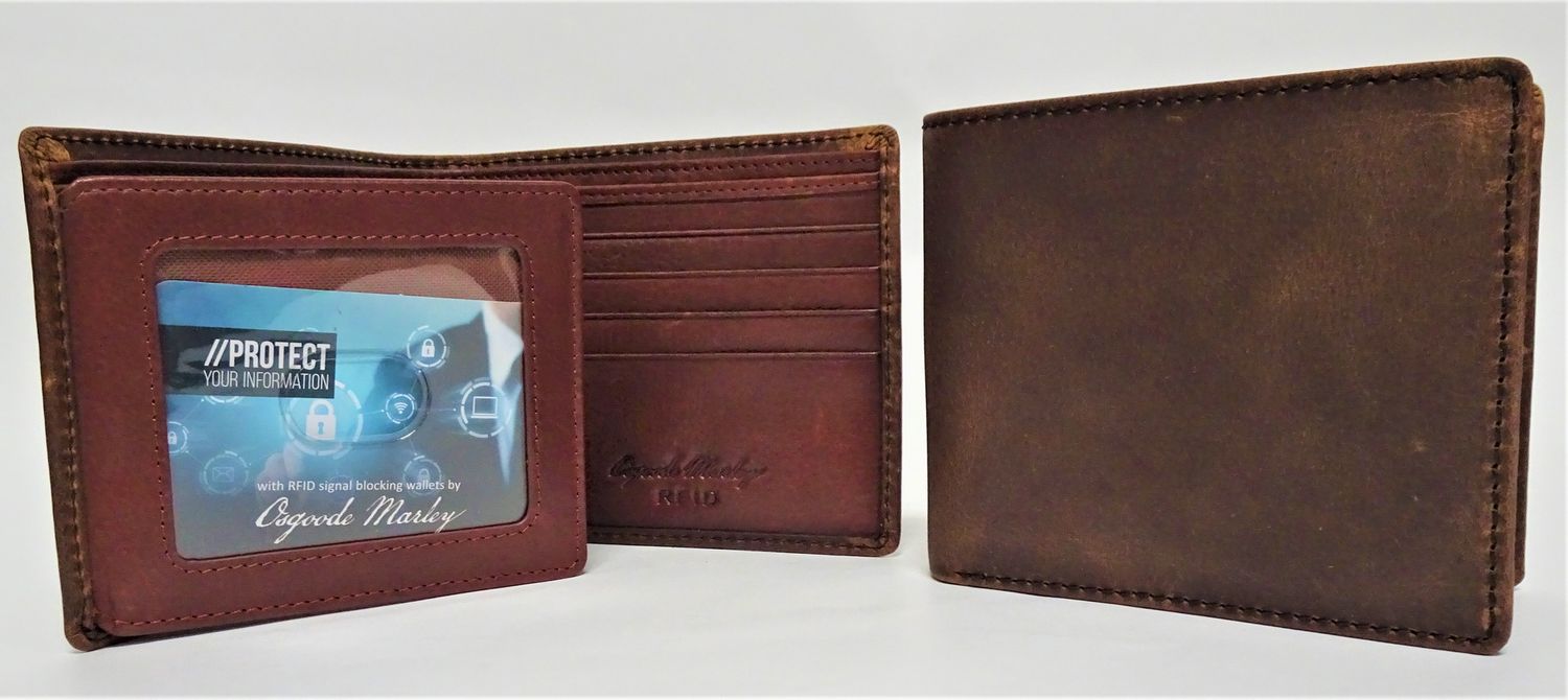 1316 RFID Flipper Bilfold, Colour: Distressed