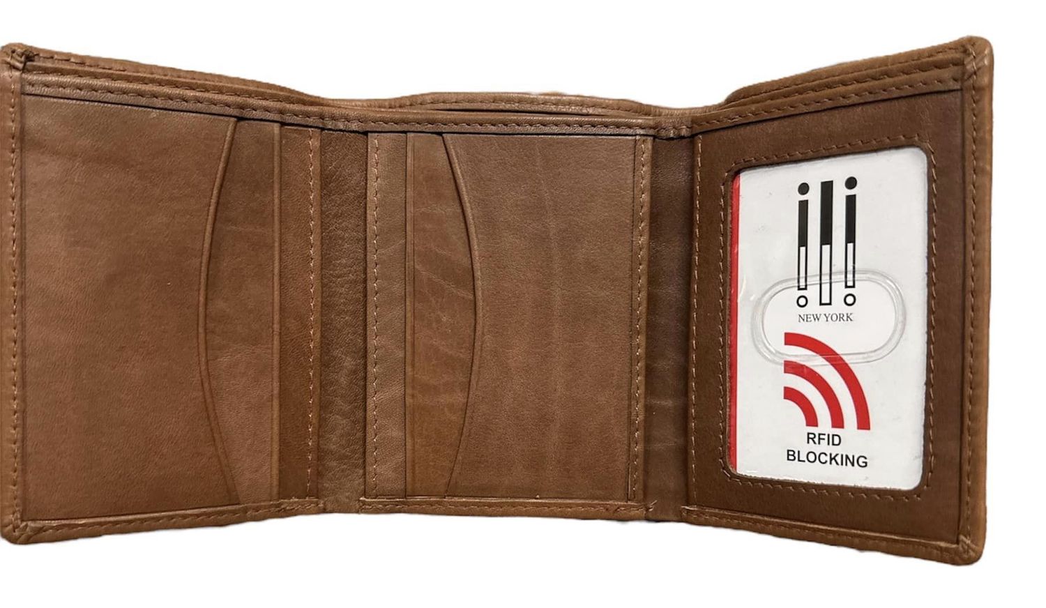 7730 RFID Trifold, Colour: Toffee