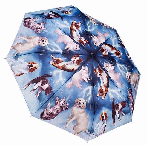 33028SC Cats &amp; Dogs Pop-Up Umbrella, Colour: Cats/Dogs