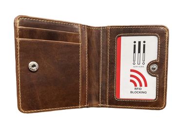 7231 RFID Bifold Mini Wallet W/