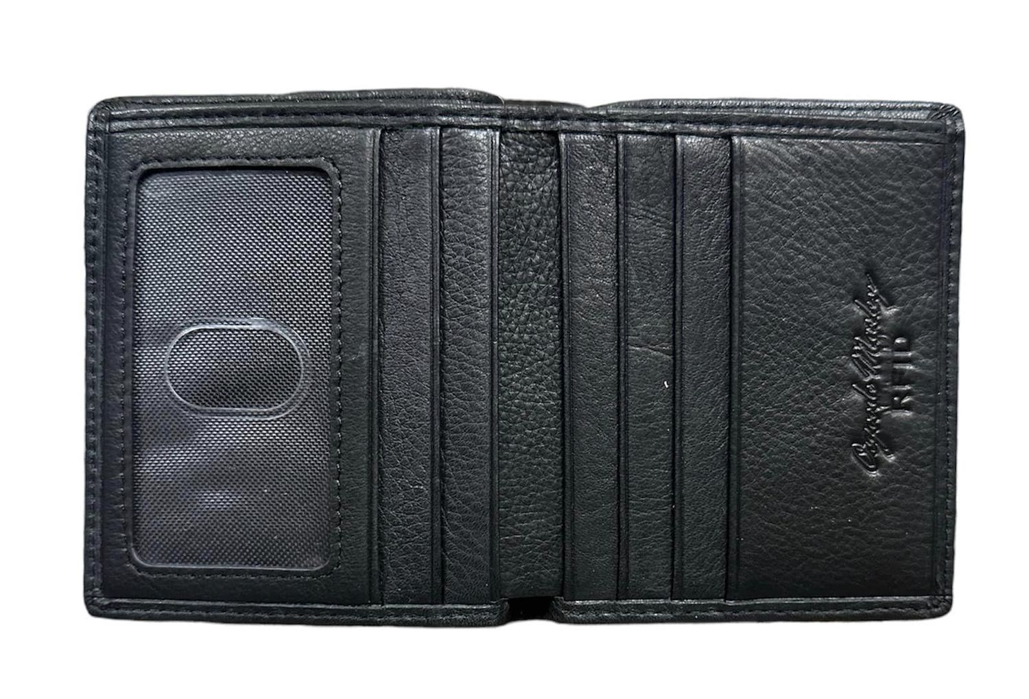 1216 RFID ID Billfold, Colour: Black, Size: 3.5 x 4.12