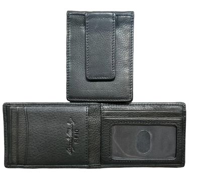 1208 RFID Bi-fold Money Clip