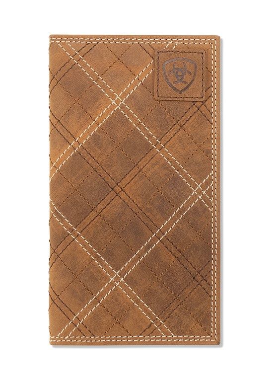 A3562944 Cross Stitch Rodeo Wallet, Colour: Dist. Brown