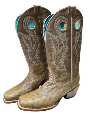 A4561 Honey Ostrich Boot