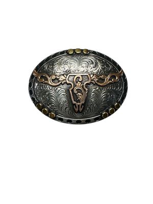 37949 Oval Longhorn Buckle