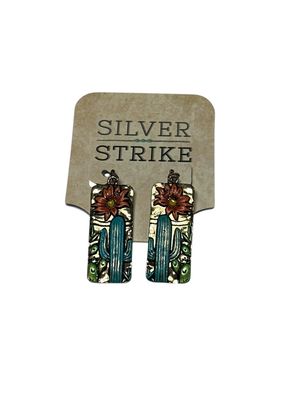 D460018497 Cactus Flower Earring