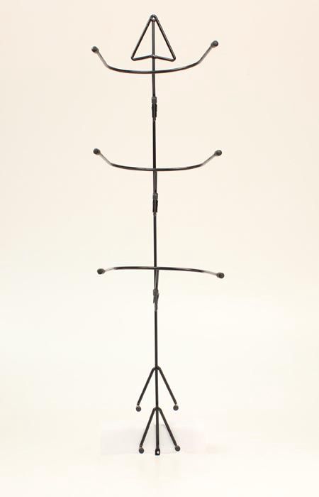 01060 3 Tier Hat Rack, Colour: Black