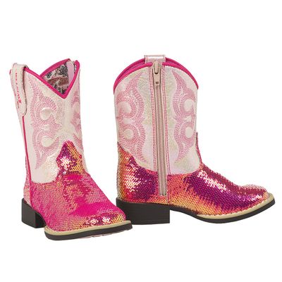 443004730 Krissy Pink Sequince Boot