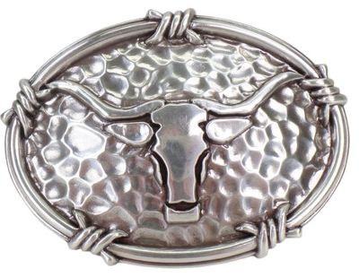 A37050 Oval Skull Buckle