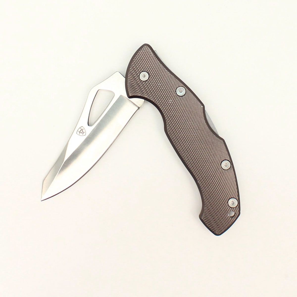 Knife display case at Schafer Leather