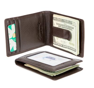 1210 RFID Inside Money Clip Wal