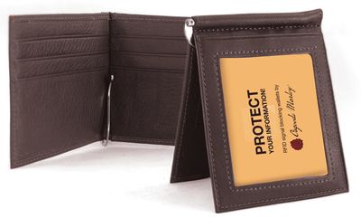 1221 RFID Money Clip Wallet