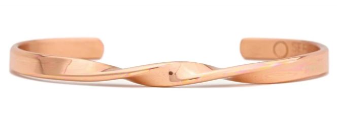 Copper Infinity (06) Bracelet, Colour: Copper, Size: Medium