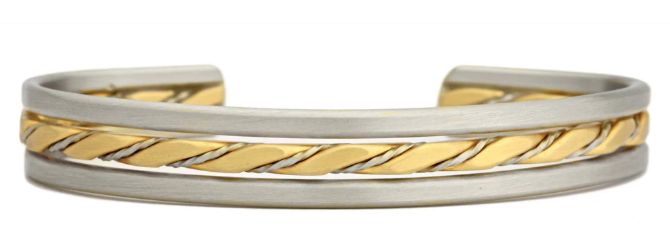 Prophesy(34) Bracelet, Colour: German Silver/Brass, Size: Large