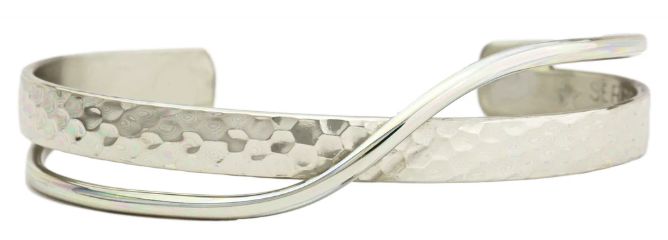 Luna(321) Bracelet, Colour: German Silver, Size: Small
