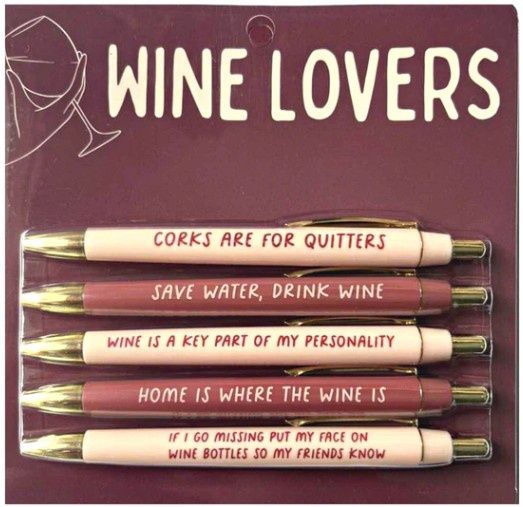 Pen-34 Wine Lovers Pen Set, Colour: Wine Lovers