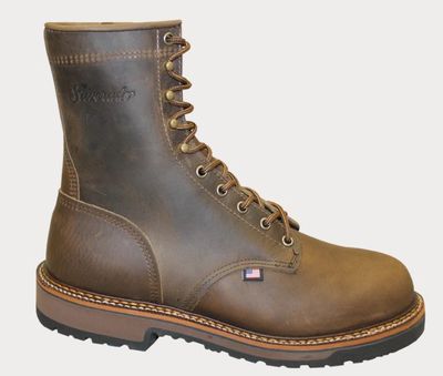 7710ST 8" Lumberjack Steel Toe Lace Up