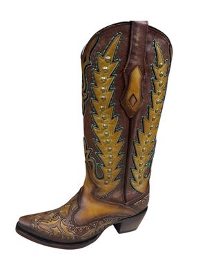 C4156 Overlay Wingtip Snip Toe Boot