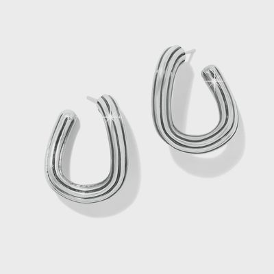JA0213 Ferrara Eterna Silver Hoop Earring