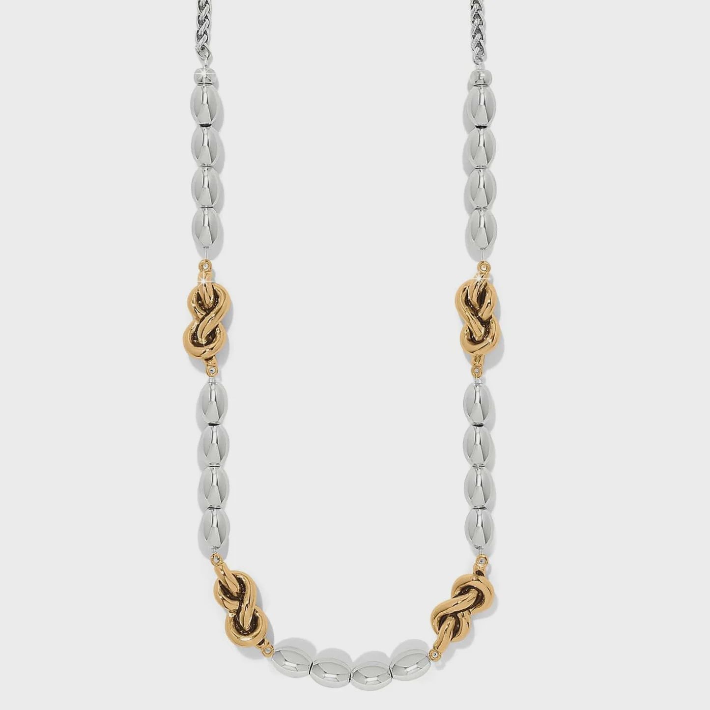 JM0049 Interlok Single Knot Drops Necklace