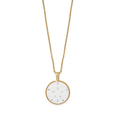 JM0007 Del Mar Petite Necklace W/Sand Dollar Pendant