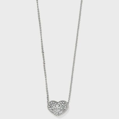 JM7730 Illumina Celeste Heart Petite Gold Necklace
