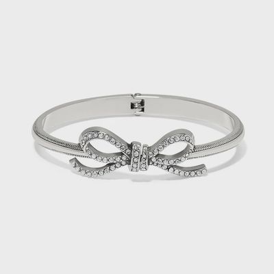 JF0252 Illumina Bow Hinged Bangle