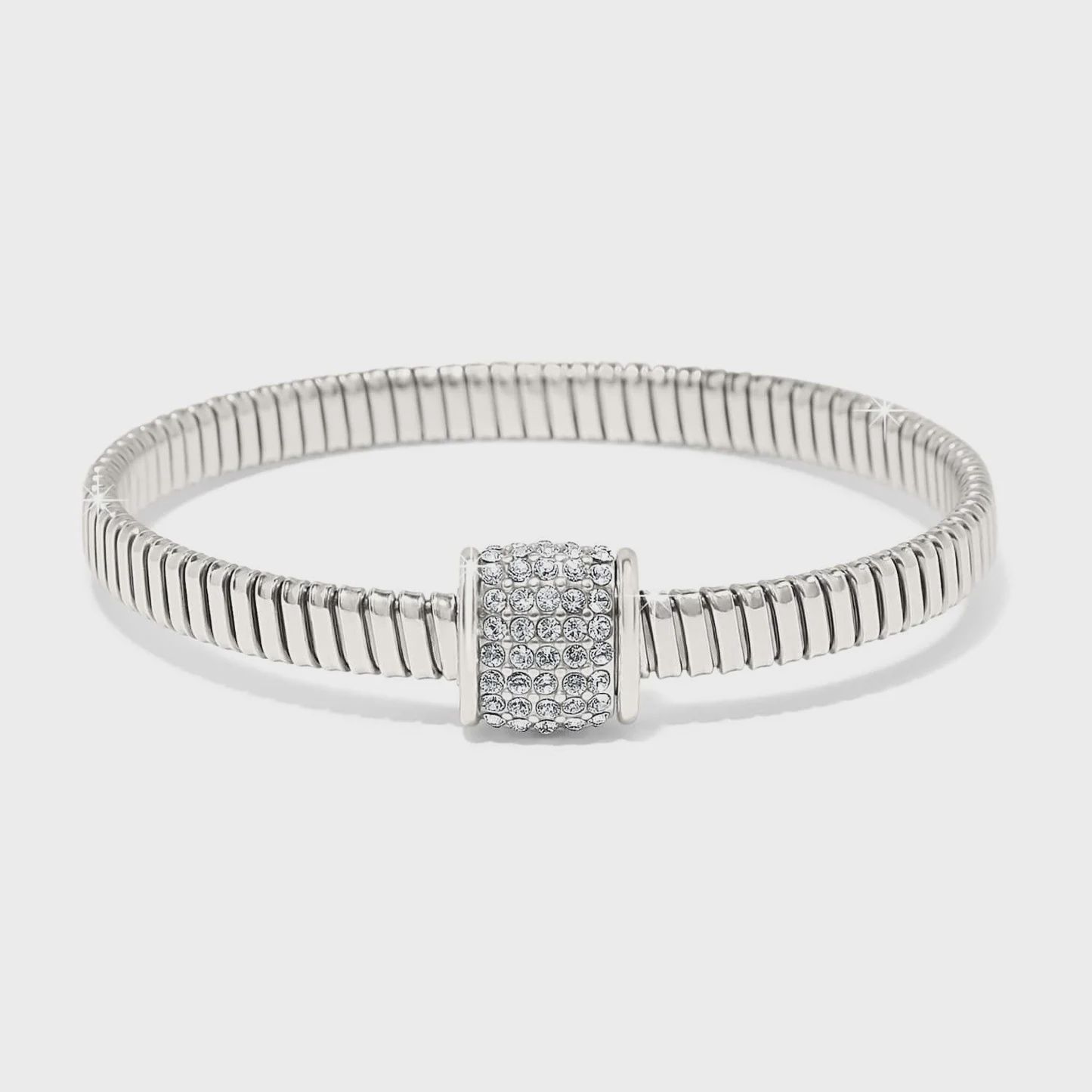 JF0347 Meridian Solis Spring Silver Bracelet