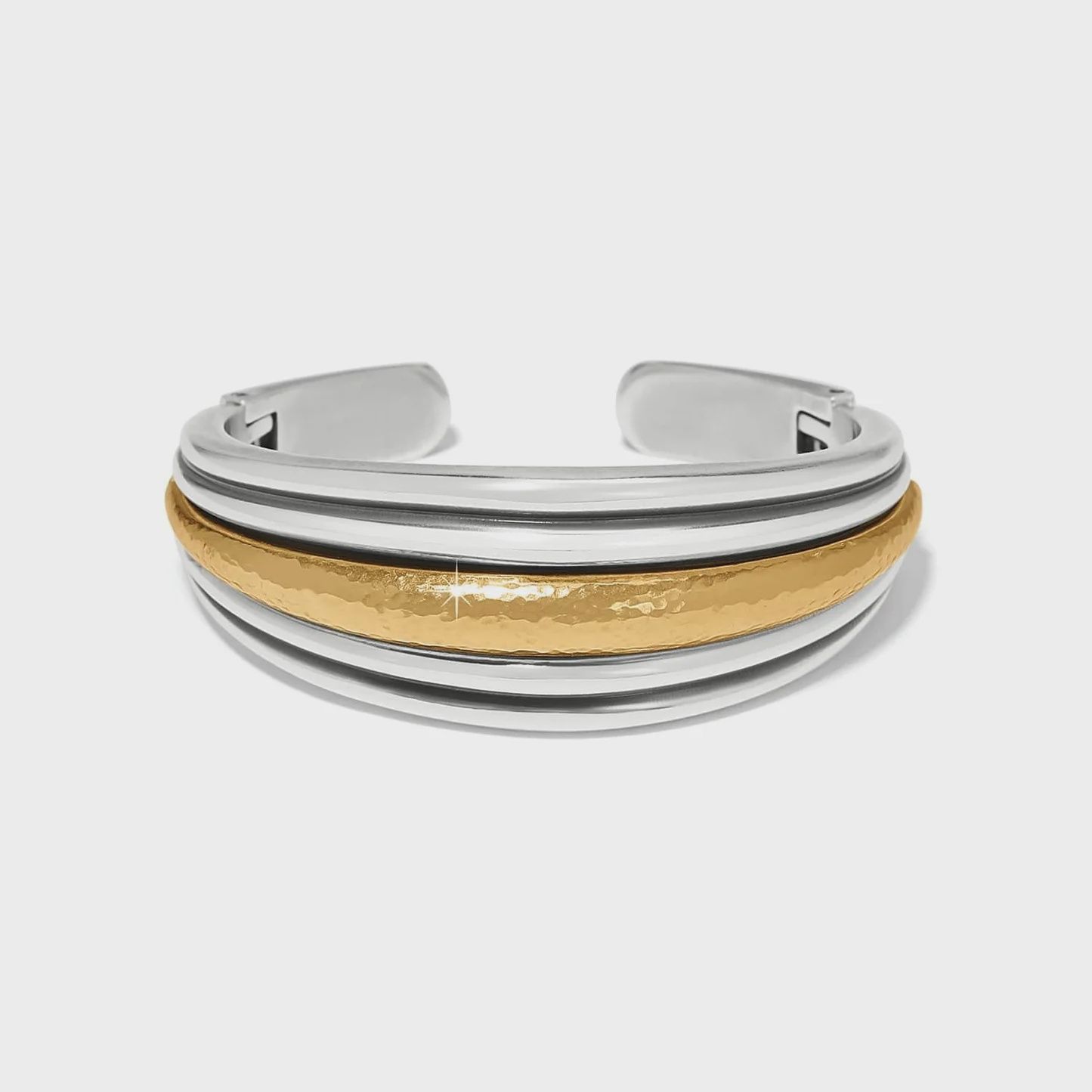 JF0314 Ferrara Deco Hinged Bangle Bracelet