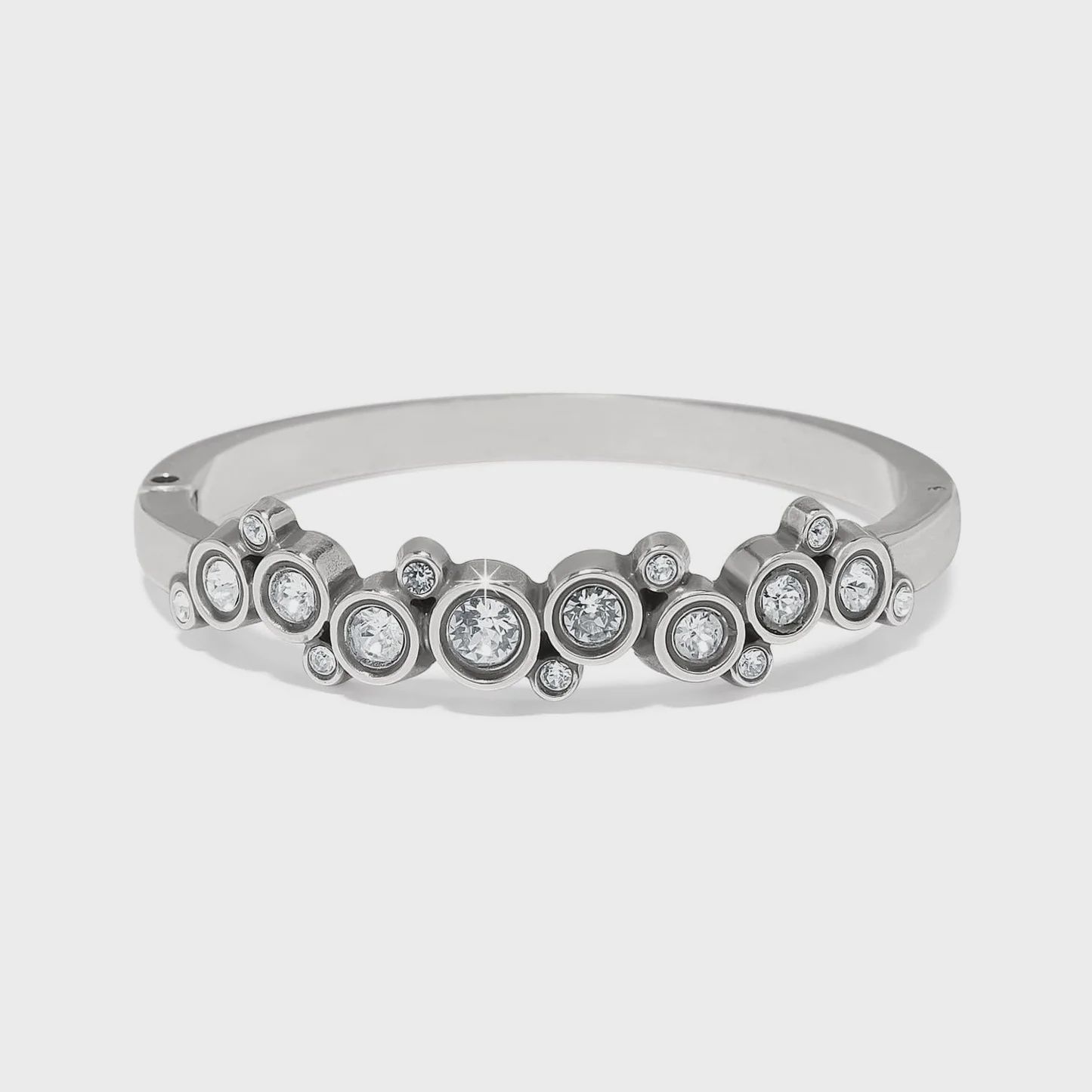 JF0280 Constella Cluster Hinged Bangle