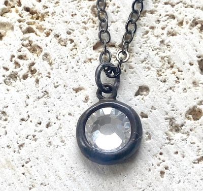 N25271 Rustic Crystal Necklace