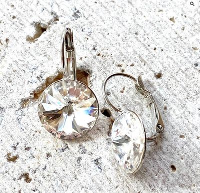 E21630 Clear Crystal Earring