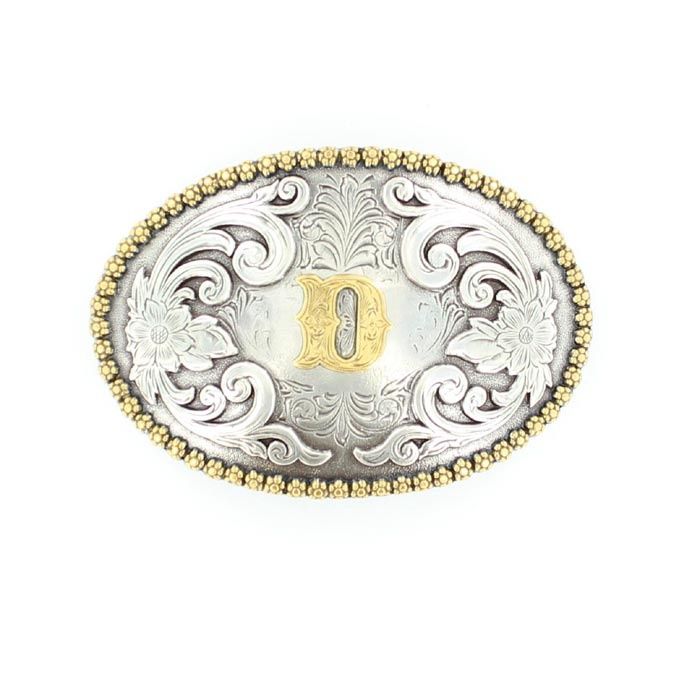 37072-D Initial Buckle, Colour: D
